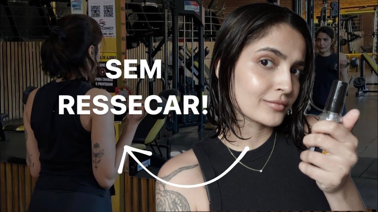 Cuidados com o cabelo Pré e Pós treino na academia | falando tudooo!