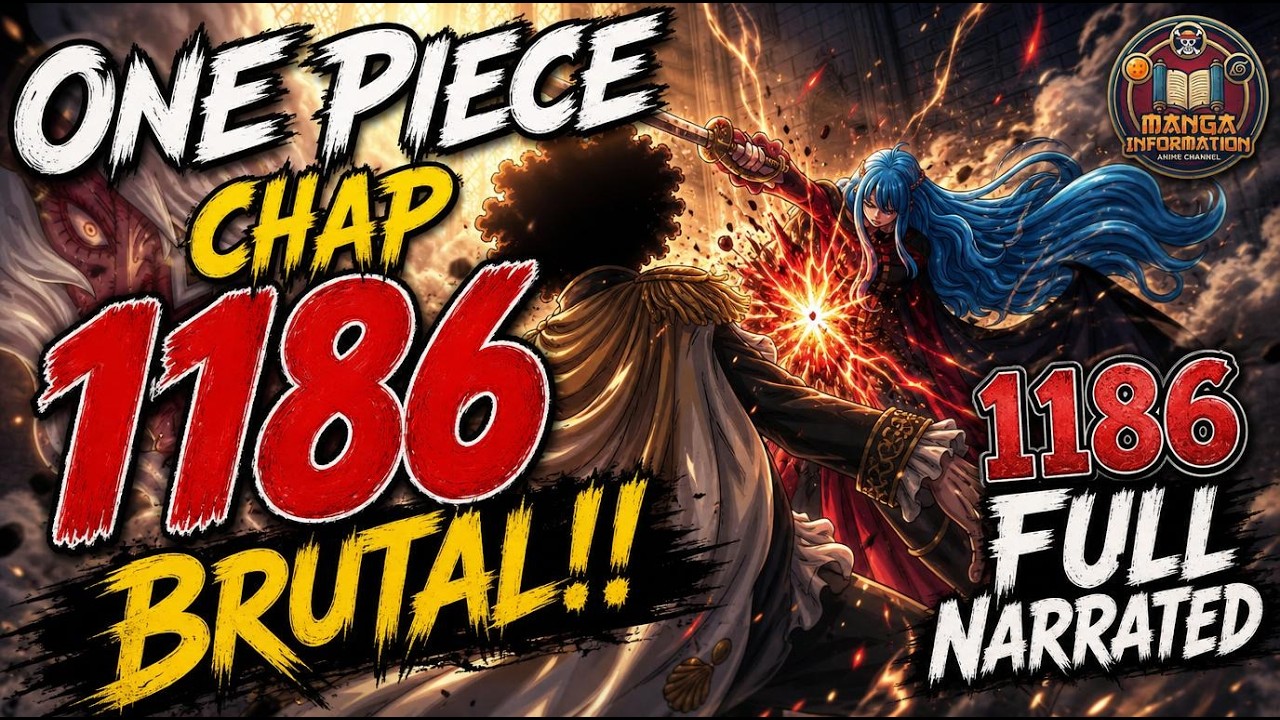 ONE PIECE CHAPTER 1186 - FULL NARRATED - BRUTAL!!!