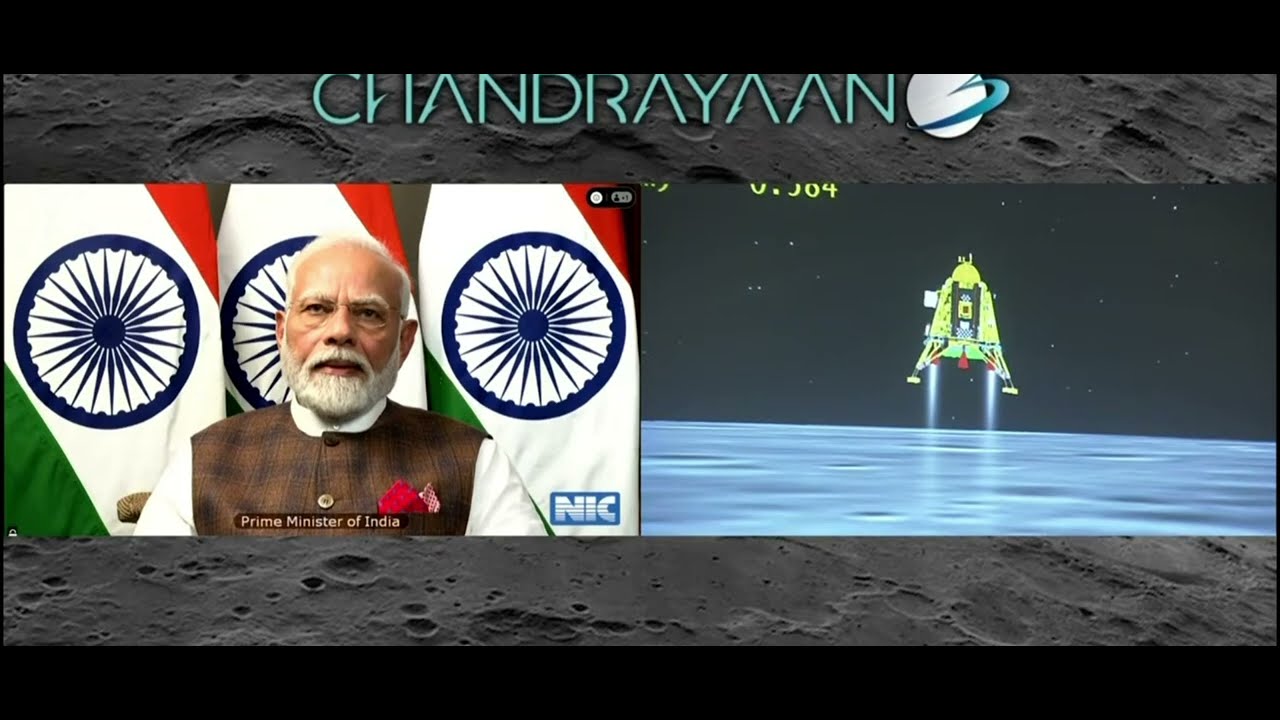 India's Chandrayaan3 successful landing on the Moon|August 23/2023| #celebration #moon