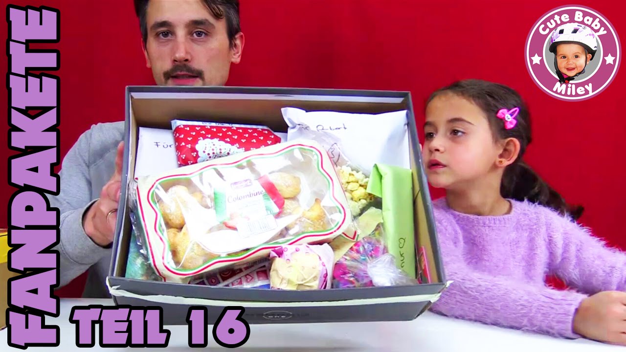 Fanpakete an CuteBabyMiley - Geschenke für Alle - Kanal für Kinder