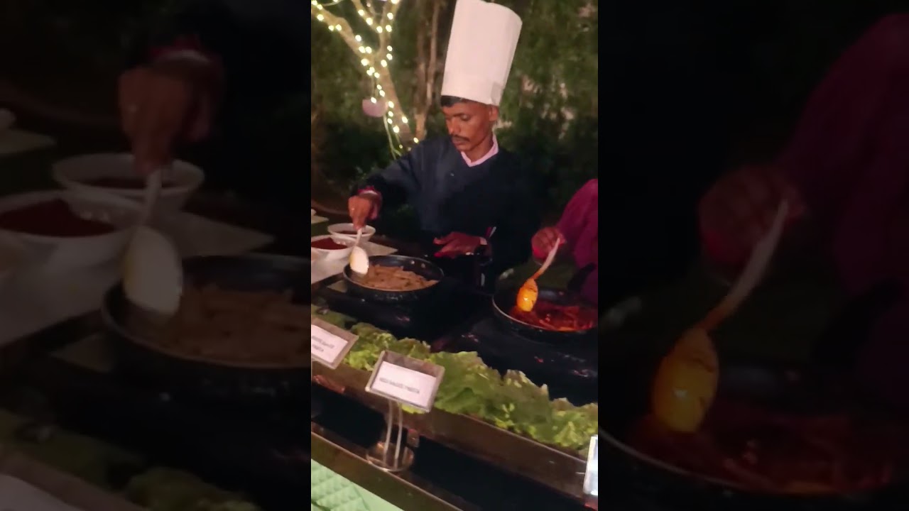 Live Pasta Counter In Catering 🍝✌️ #shorts #viral #ytshorts #pasta #live #catering #yummy #delicious