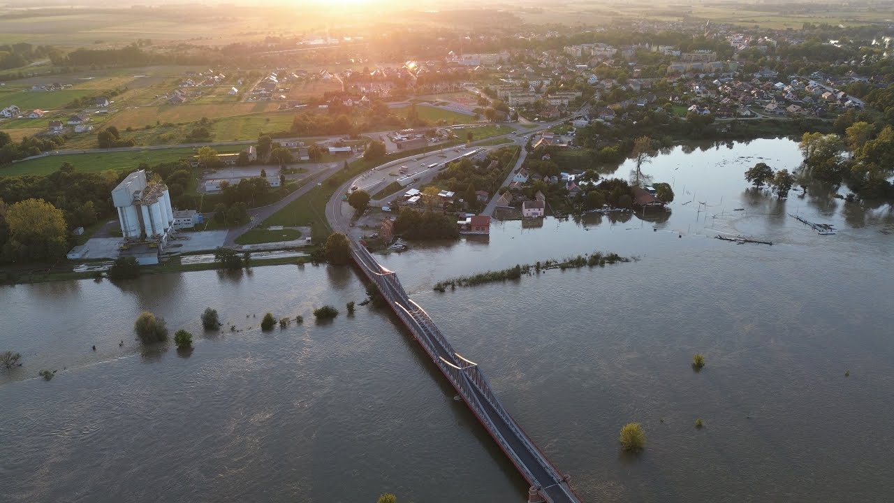 Odra w Ścinawie stan na 20.09.2024