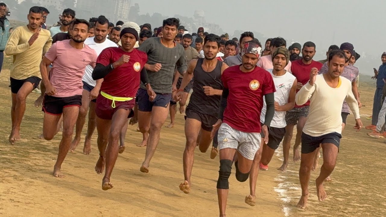 1600 Meter Running 1st Group Trial। Bihar Police 19838 || 1600 मीटर का रेस 🔥#coachganeshsir 