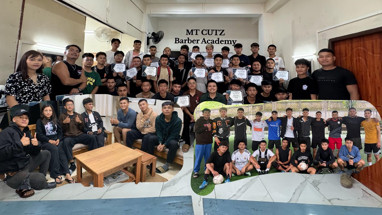MT CUTZ BARBER ACADEMY | BATCH 9 Graduation Day & Futsal | ReVerseX Vlog