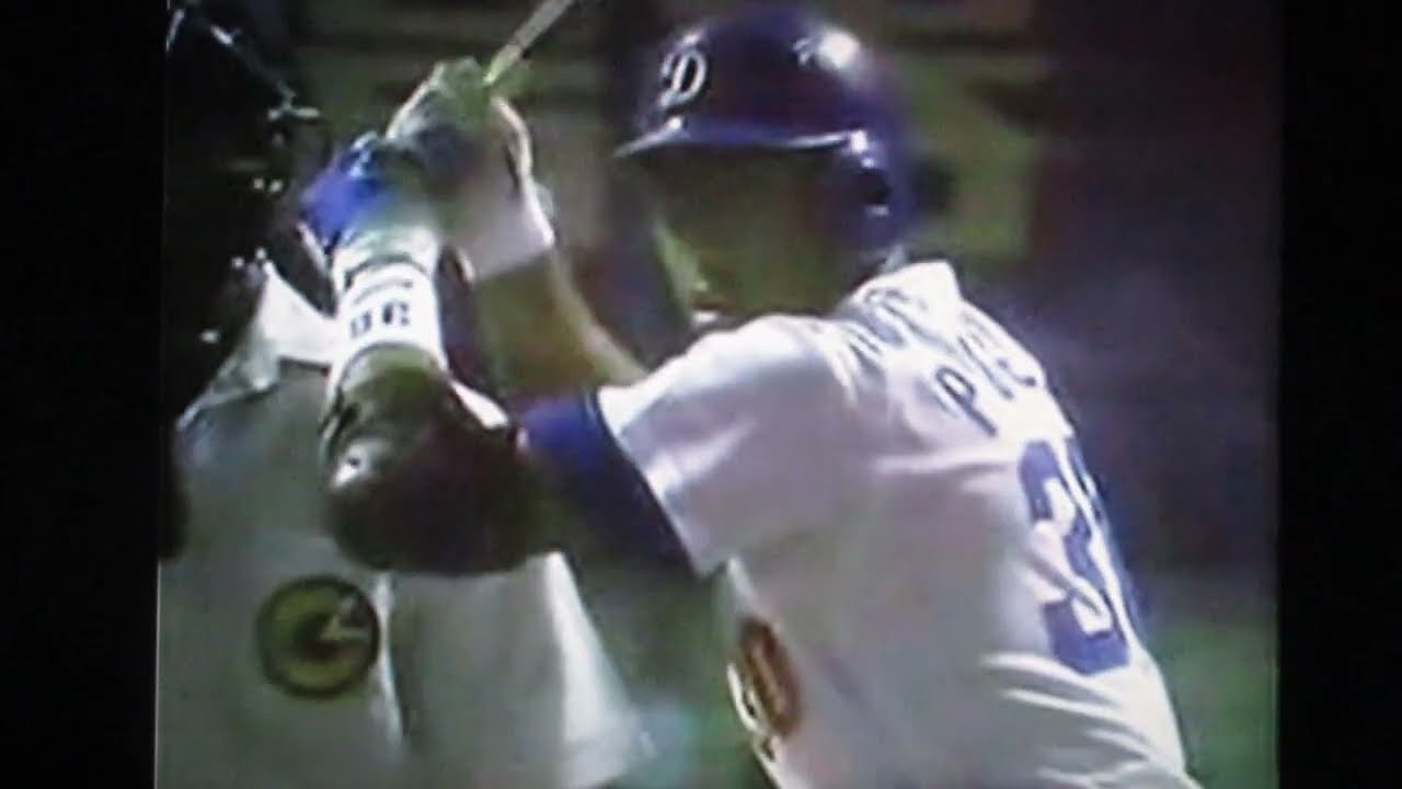 1993読売ジャイアンツ宮本和知VS中日ドラゴンズ　ナゴヤ球場　パウエル　落合博満　仁村徹弾　彦野利勝VTR　山崎武司　中村武志　清水雅治