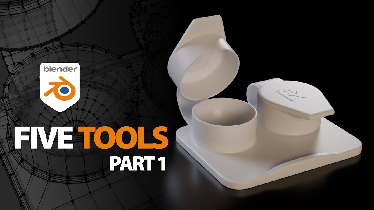 Освойте эти 5 инструментов в Blender, часть 1.