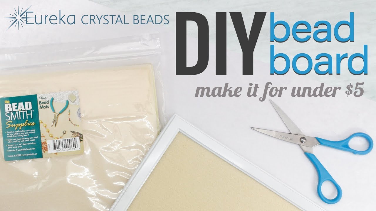 How to make a DIY Bead Board for just a few dollars!