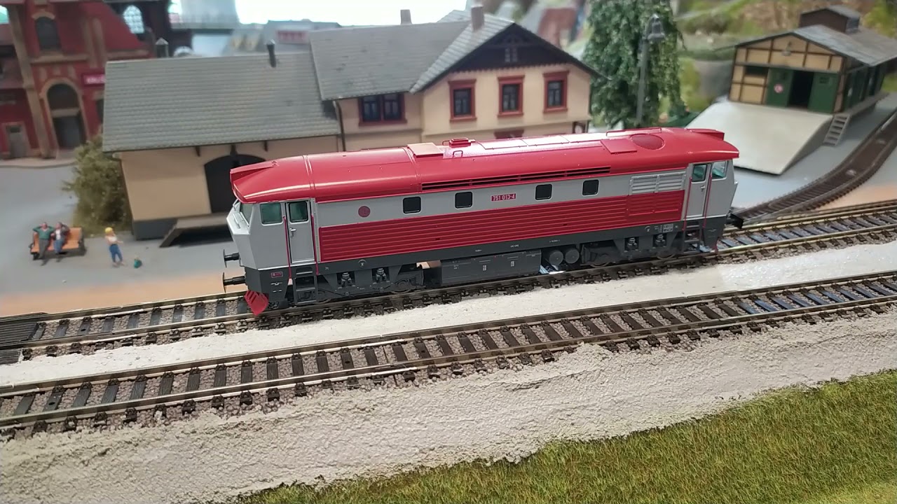 Dieselová lokomotiva 751 013   ČD model HO MTB zvuk ESU V 5 Plux 22