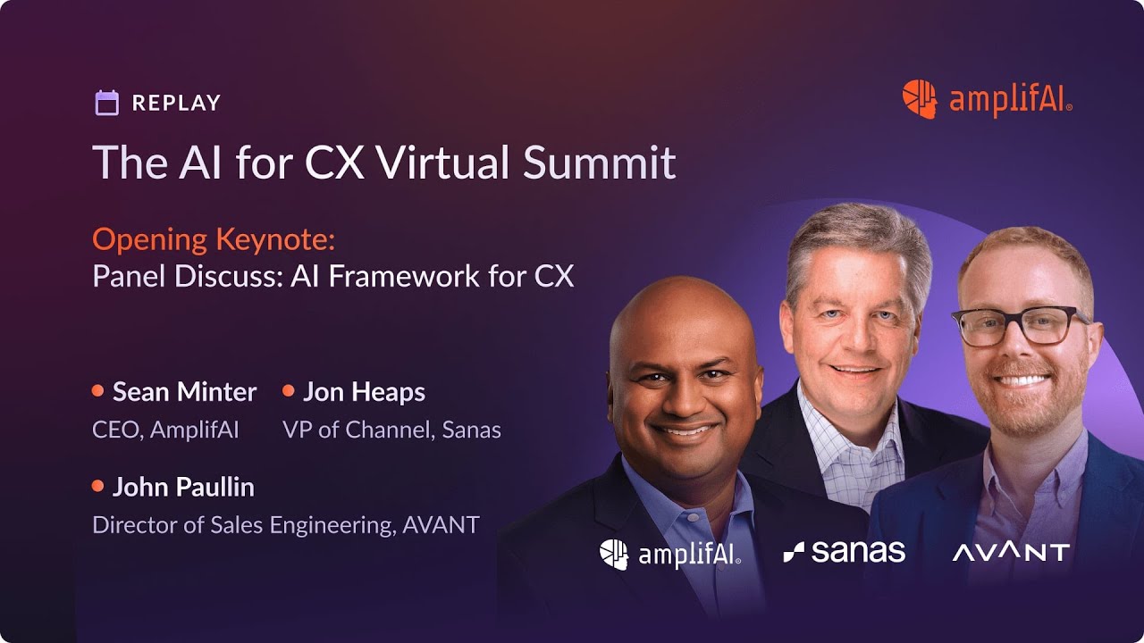 AI for CX Summit: Opening Panel Discussion | AmplifAI
