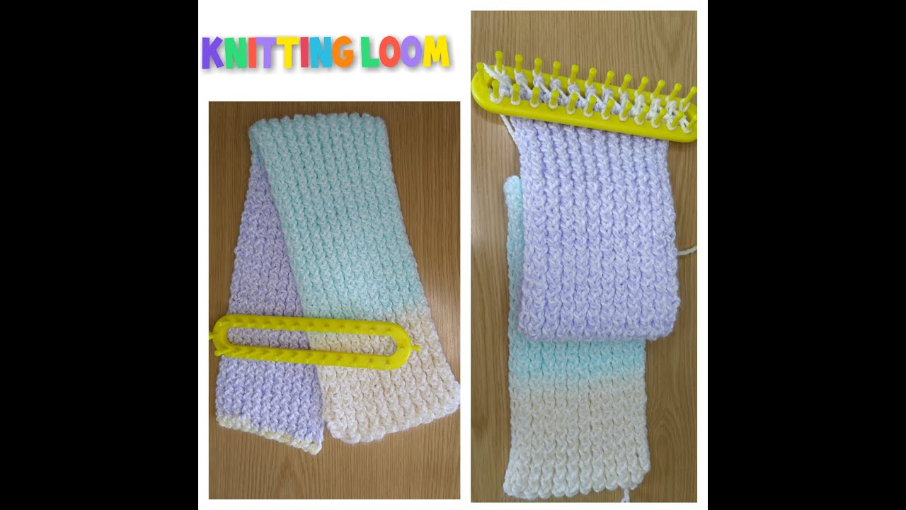knitting Loom ல் scarf செய்வது எப்படி?