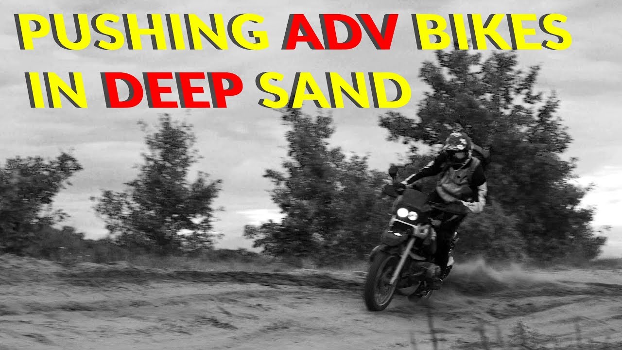 BMW R1100GS - TRIUMPH TIGER 800 - Pushing Big ADV Bikes in the Sand