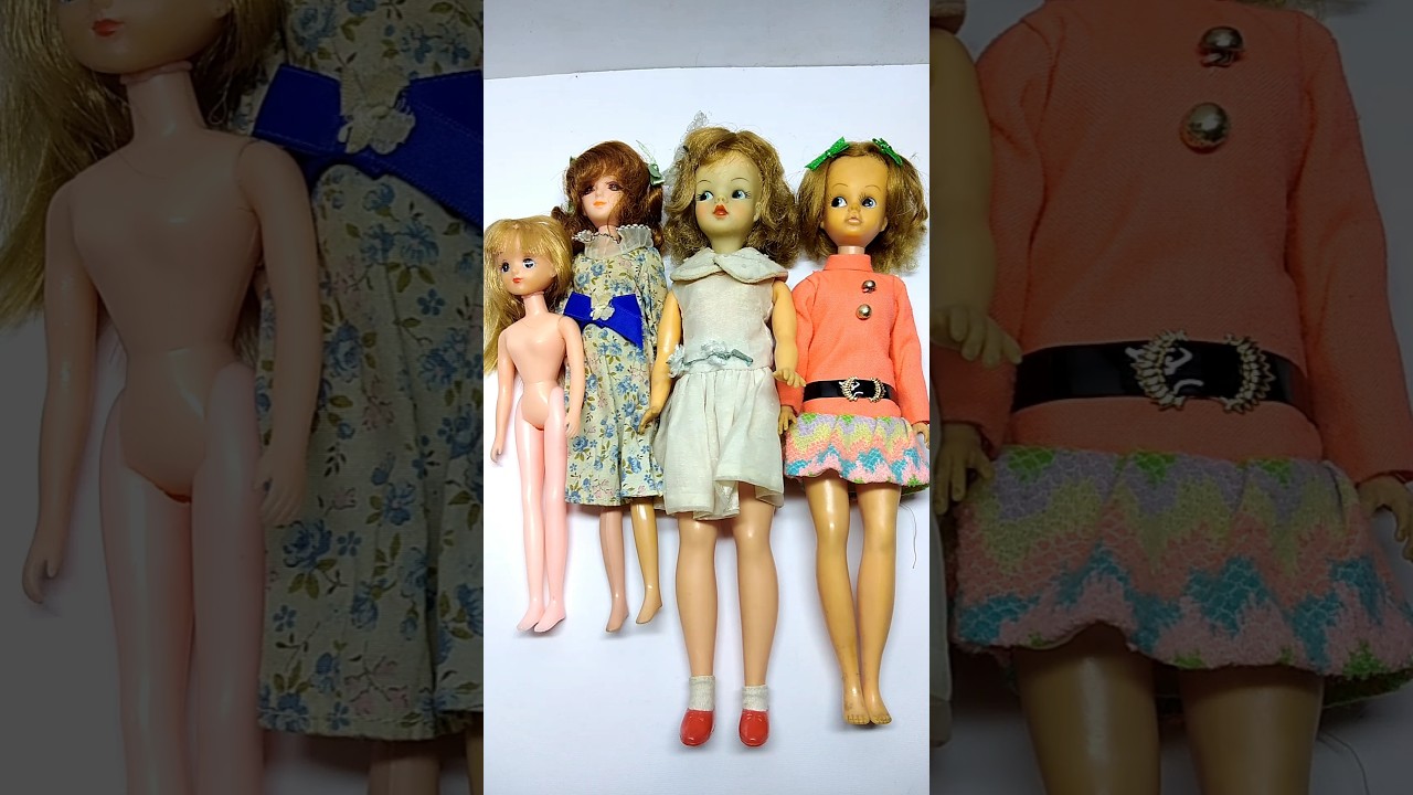 unboxing these vintage dolls 🎀 #tammydoll #scarletdoll #liccachan #vintagedoll