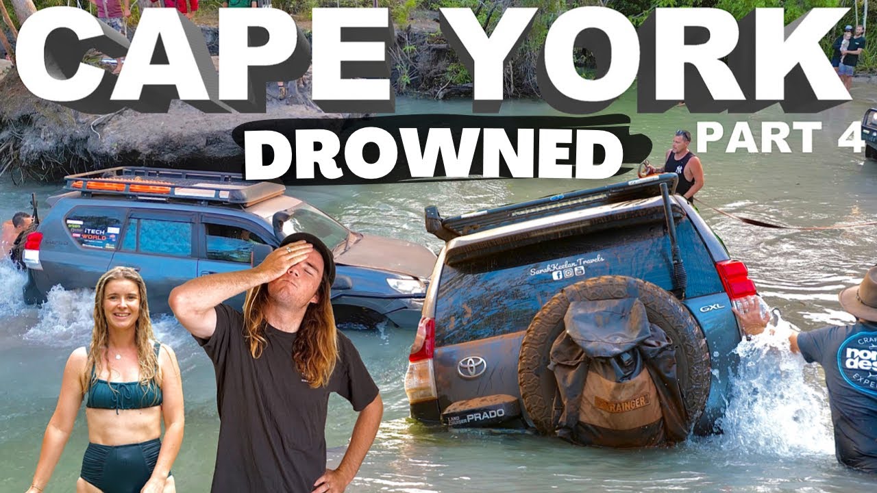 CAPE YORK HORROR STORY! I DROWNED MY 4x4 on the old Tele track! Towing offroad caravan offgrid