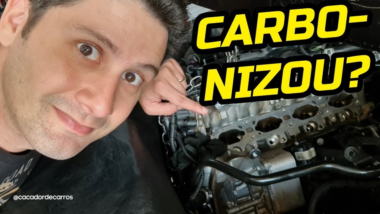 Limpeza de motor carbonizado com CASCA DE NOZ // Caçador de Carros