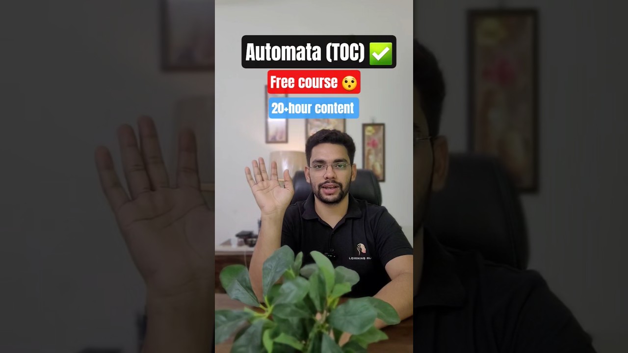 Theory of Computation (TOC) free Course for GATE/PSU/Sem Exam ✅️ !!