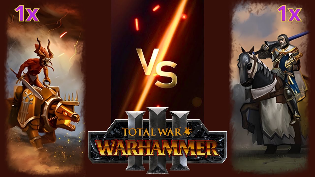 Can Heralds of Khorne's Fury Beat Grail Knights in Total War: Warhammer 3?