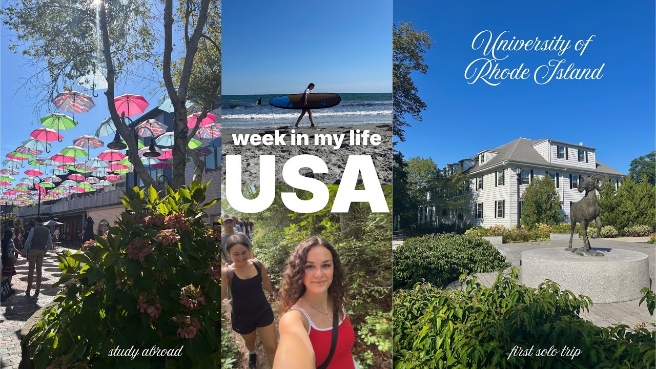 UNIVERSITY OF RHODE ISLAND - meine erste Woche🇺🇸🎓 | Auslandssemester part 1