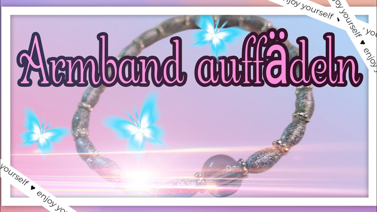 Kein Tutorial, nur auffädeln, 🙂.