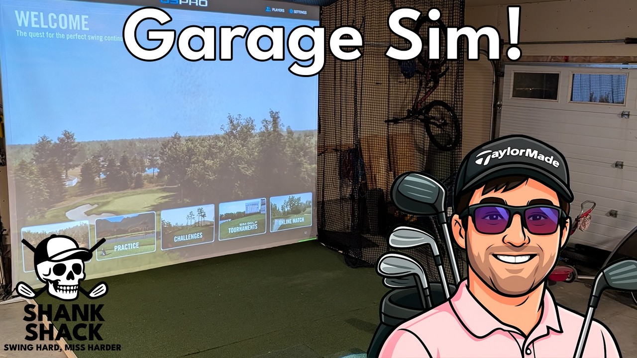 Fold away Garage golf Sim