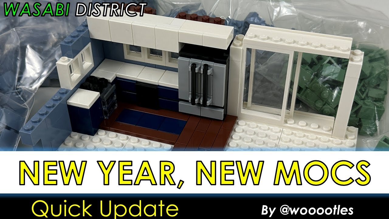 LEGO Wasabi District Quick Update 22 - New Year, New MOCs!