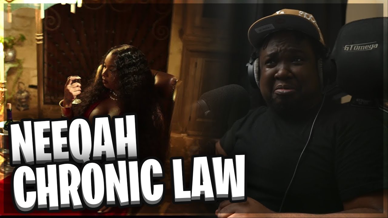 NeeQah, Chronic Law - DARK ( Official Visualizer) (REACTION)