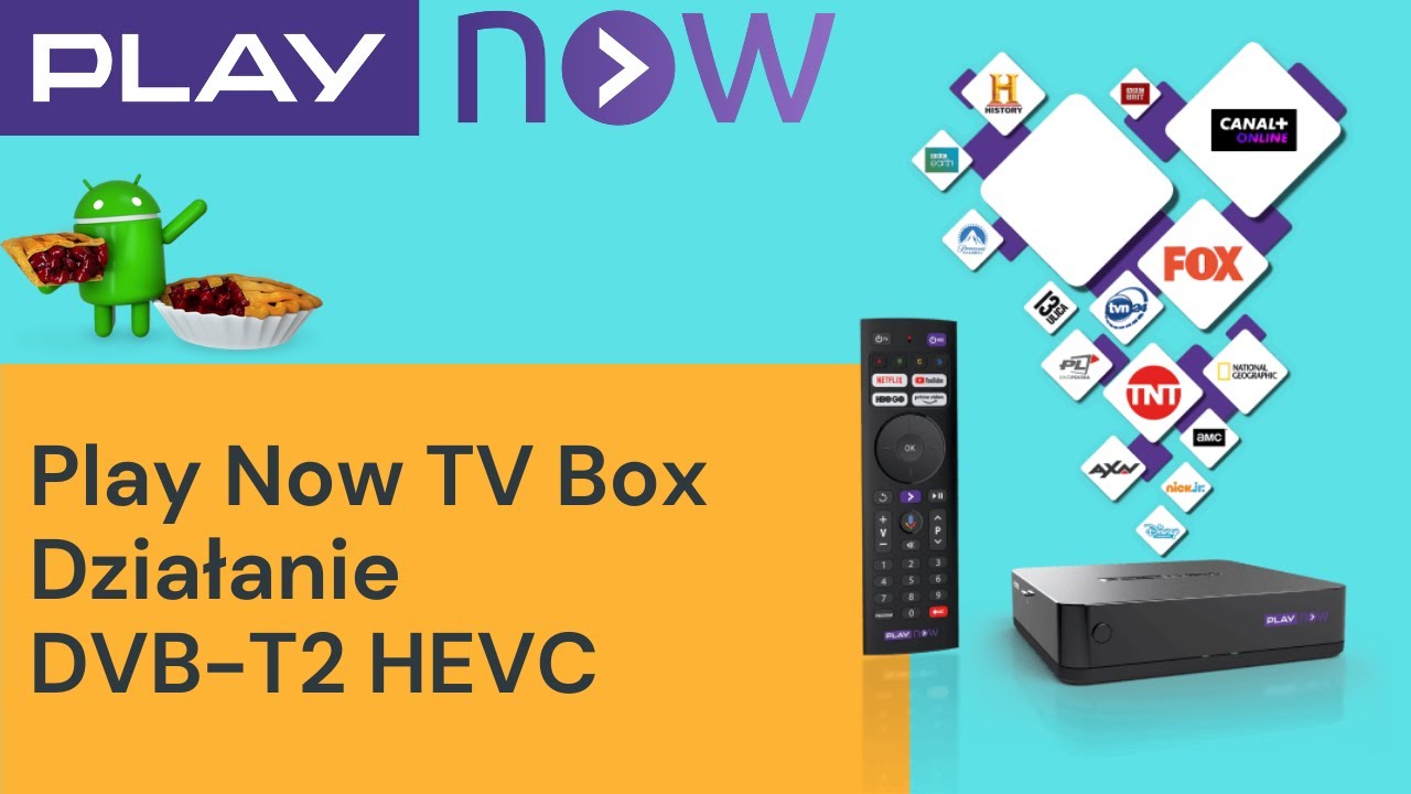 Play Now BOX TV - DVB-T2 HEVC H.265