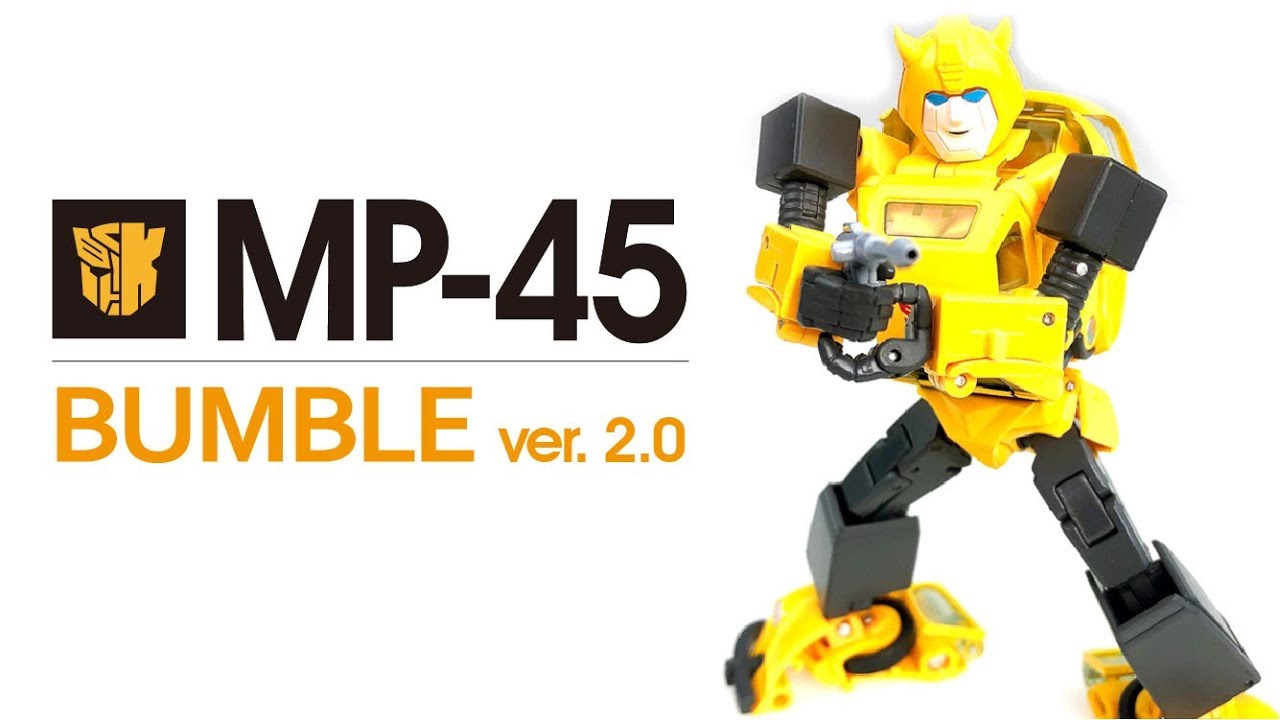 KL變形金剛玩具分享497 MP-45 BUMBLE Ver. 2.0 大黃蜂二代
