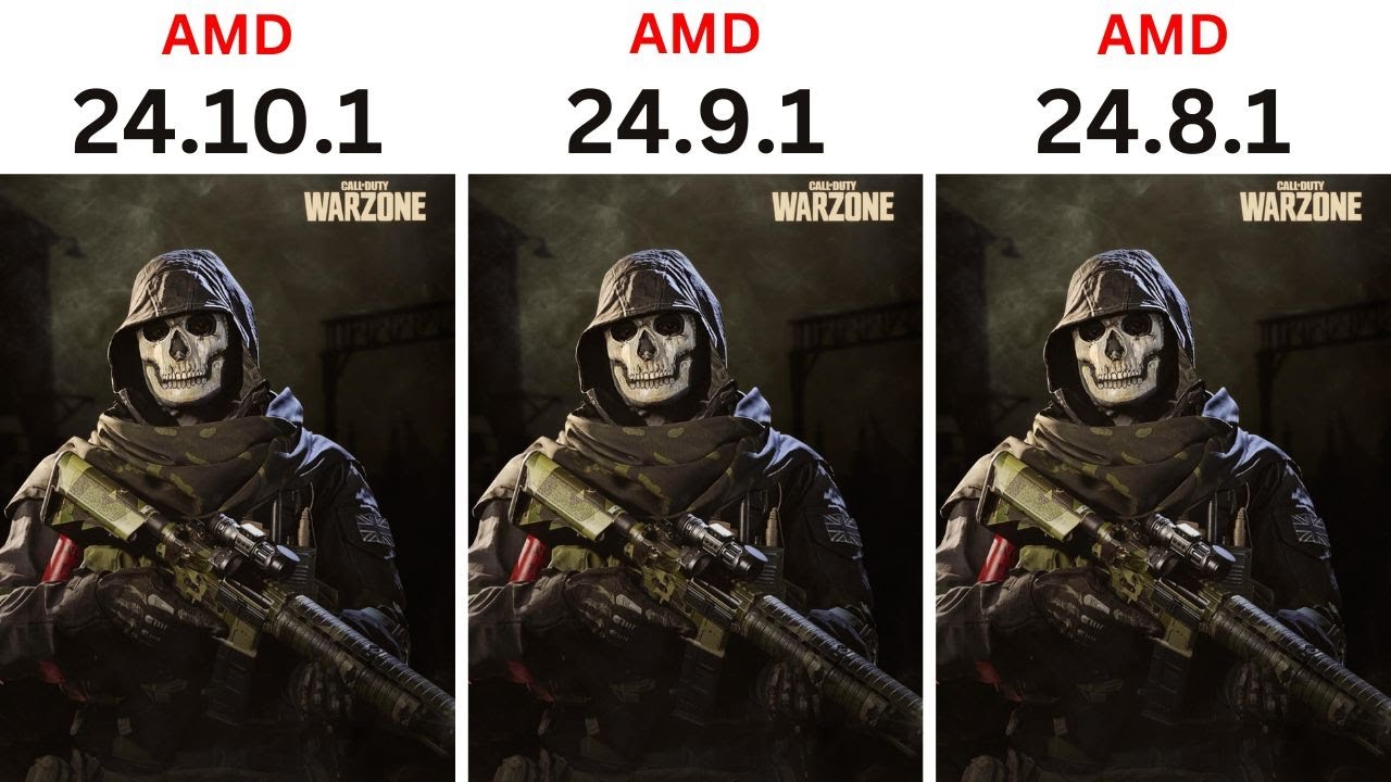 Warzone 3 AMD Drivers Update 24.10.1 Vs 24.9.1 Vs 24.8.1 AMD Adrenalin Edition 24.10.1 New Update