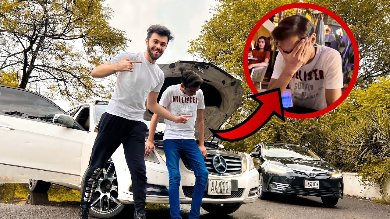Crashing His New Mercedes (He Cried)