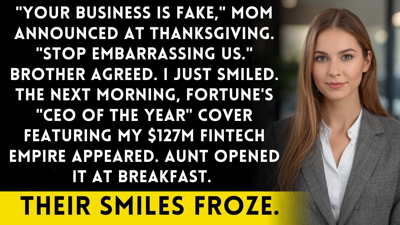 Mom Called My Business 'Fake' - Until The Fortune CEO Cover Dropped