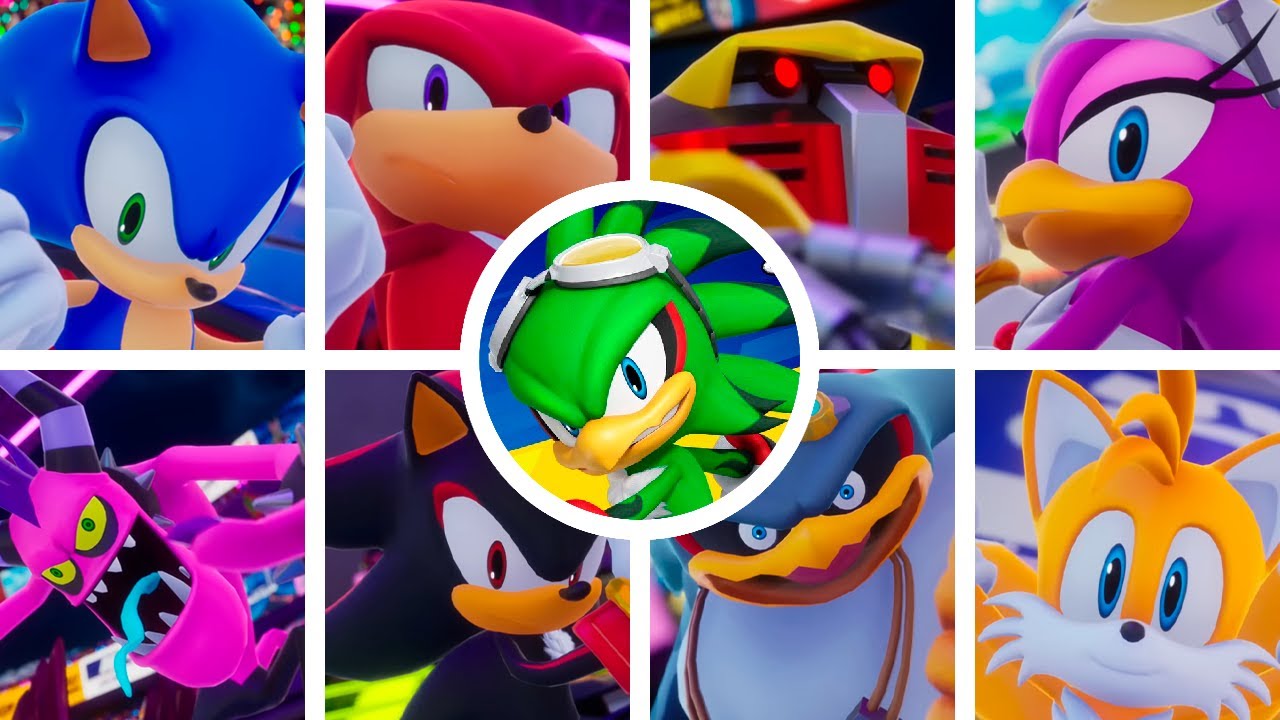 Sonic Racing: CrossWorlds - All Jet The Hawk Rival Interactions [SPANISH]