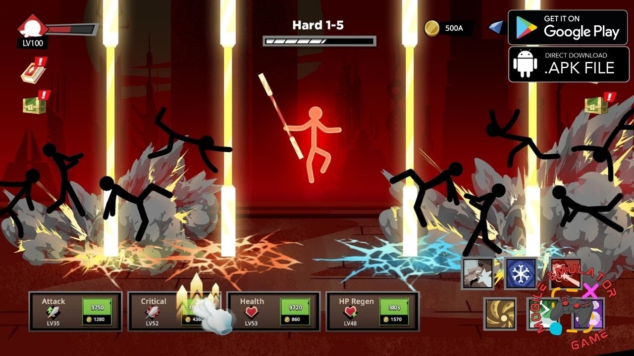 Stickman vs Monster : Idle RPG Gameplay Android APK