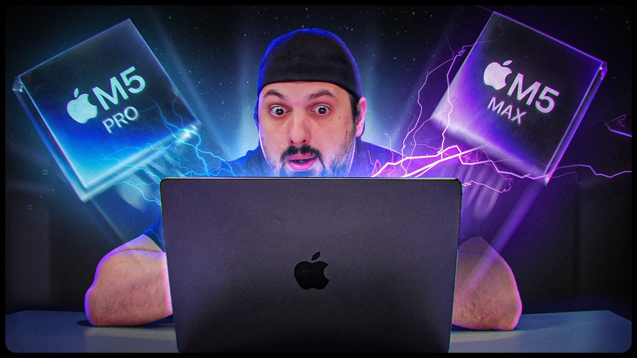 Os NOVOS MacBook Pro M5 Pro e M5 Max e MacBook Air M5!