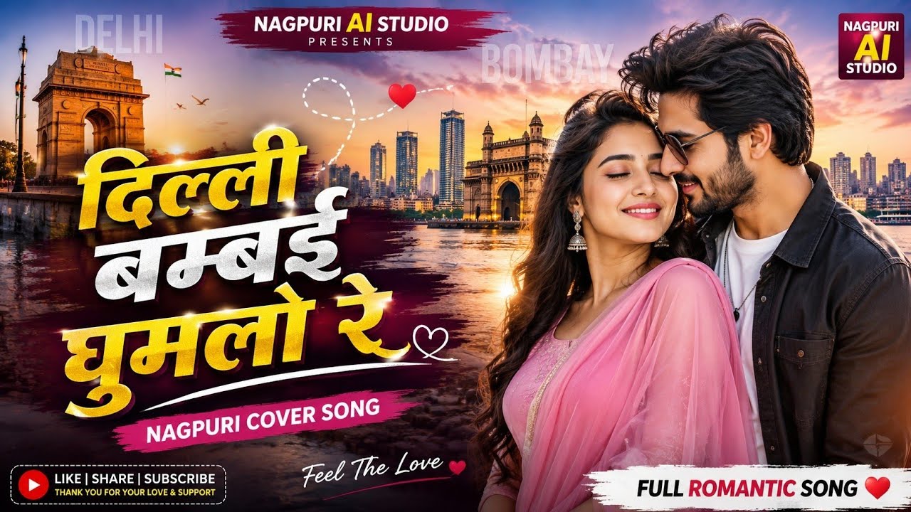 दिल्ली बम्बई घुमलाे रे || Old Nagpuri Ai Cover Song 2026 || New Nagpuri Video Song 2026