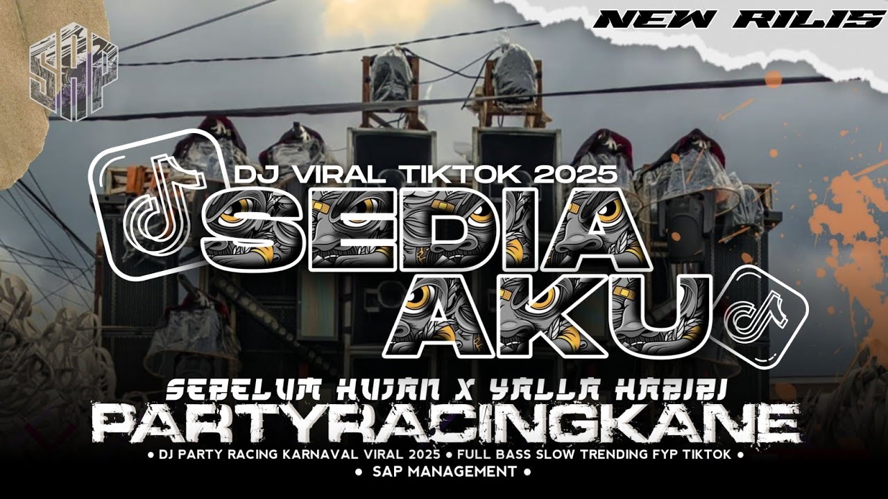 DJ SEDIA AKU SEBELUM HUJAN X MELODY YALLA HABIBI VIRAL TIKTOK‼️FULL BASS PARTY VELOCITY