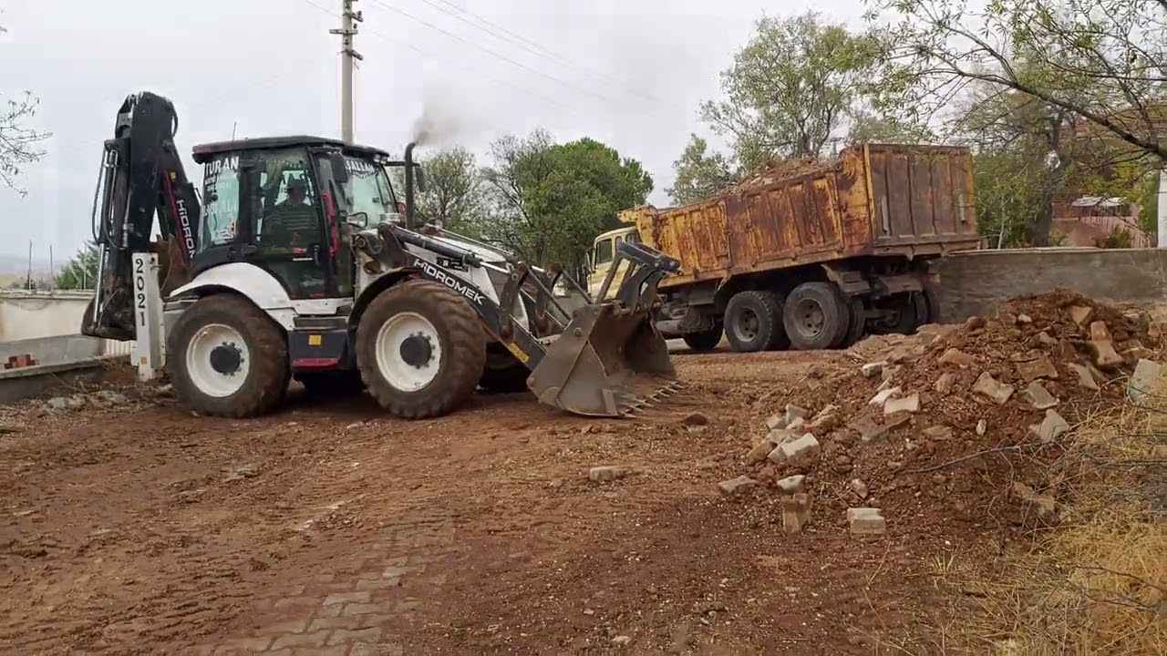 Çıkma Parke ve Hafriyat Yükleme Hidromek 102S Alpha A8 Bekoloder || HMK Backhoe Loader
