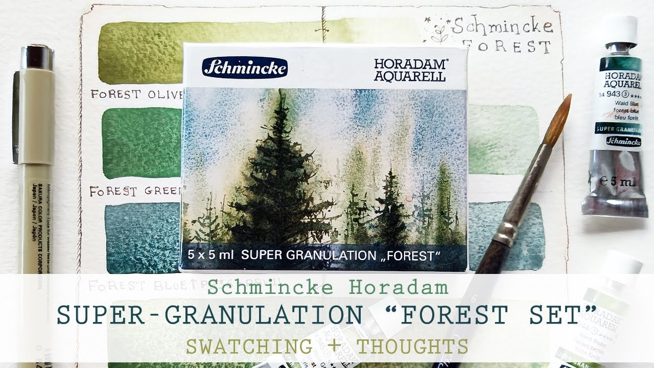 Schmincke Horadam Supergranulation Forest set - Swatching+thoughts