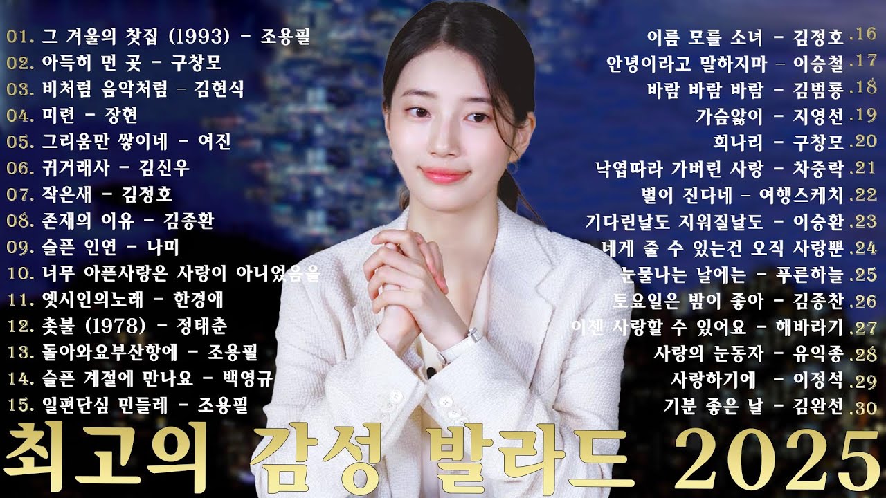 7080 추억의 노래🎸7080년대 가장 감동적인 노래 ✨최고의 7080년대 노래 모음 - 7080 시대별 애창곡✨50대이상이 들으면 정말 좋아할 노래 | 중년들이 사랑하는 노래