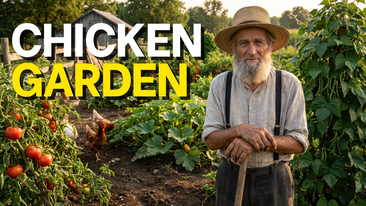 How Chickens Make Amish Gardens So Productive