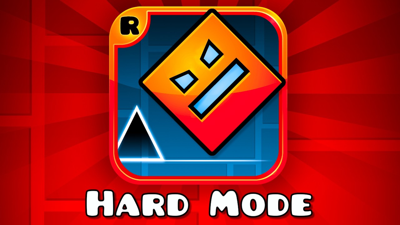 Geometry Dash, but HARD MODE ON