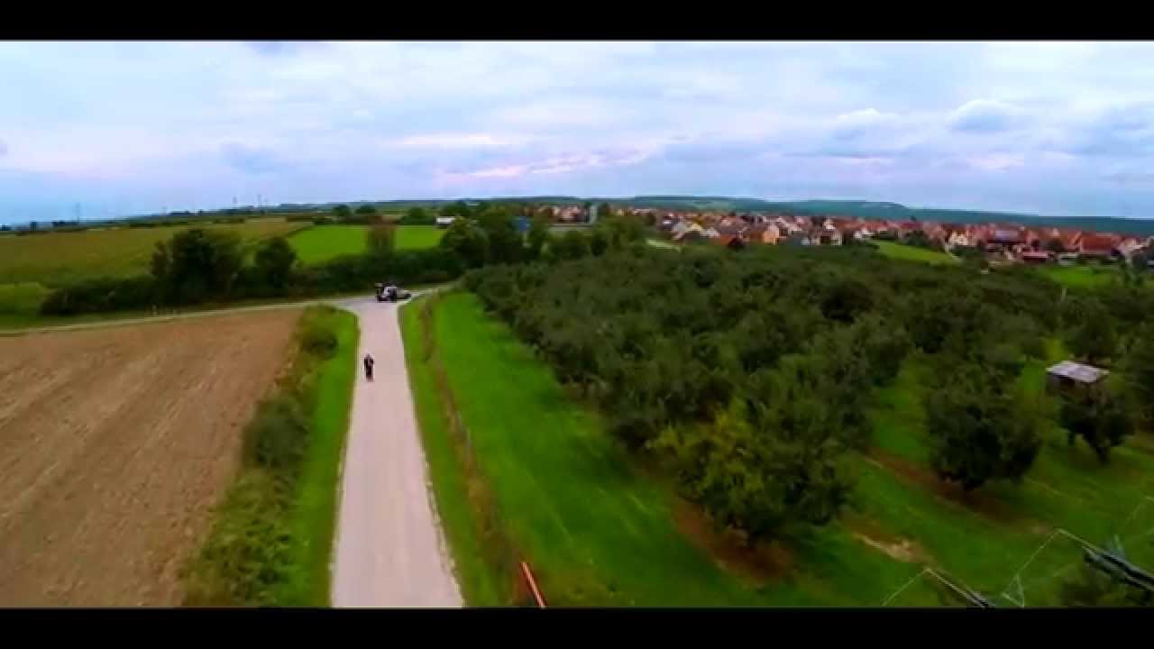 Flug &uuml;ber Gro&szlig;weingarten, Spalt und dem Landgasthof zum Schnapsbrenner