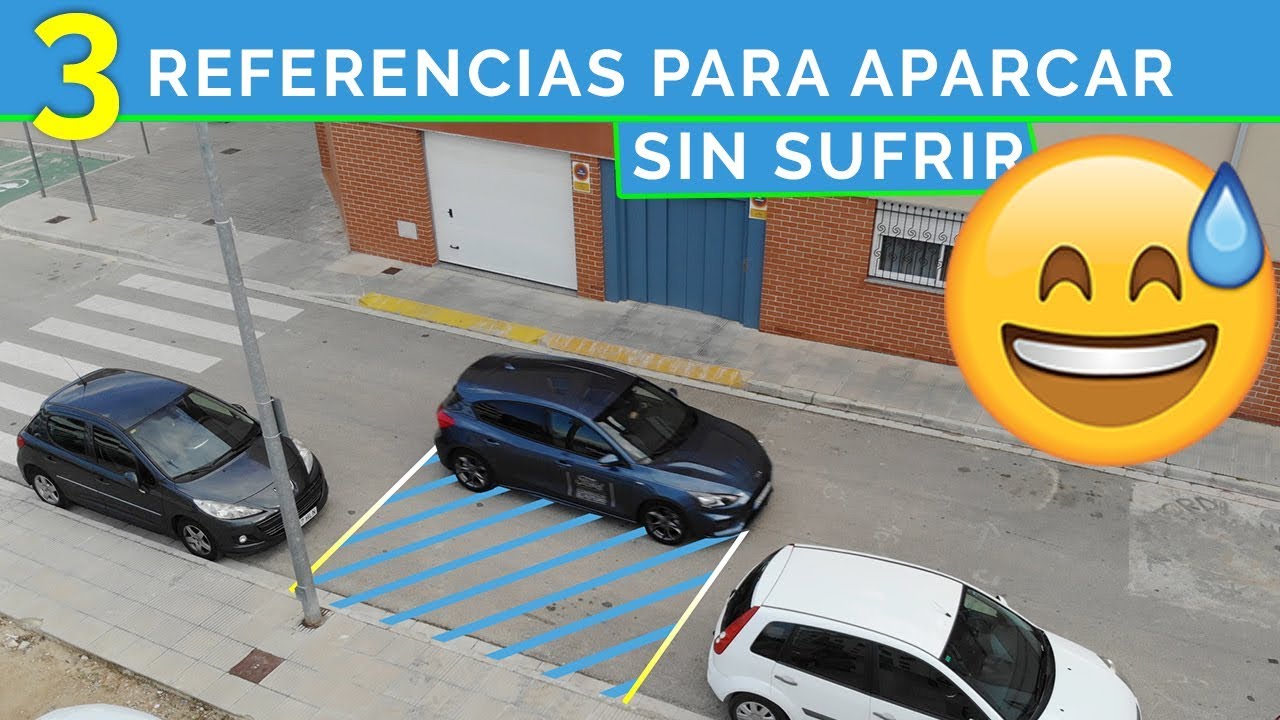 Cómo aparcar en línea o paralelo entre dos coches marcha atrás.