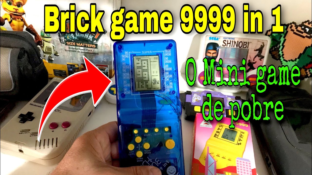 BRICK GAME 9999 in 1 o Portátil do POVO