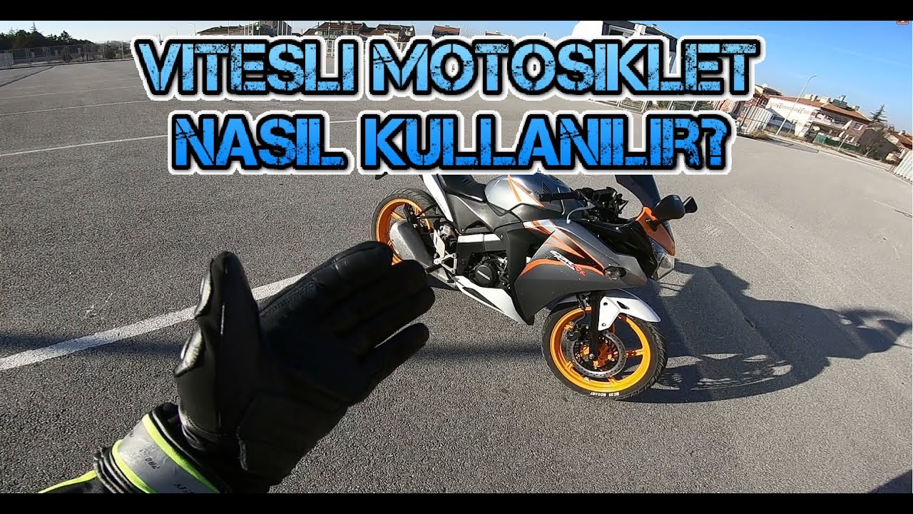 Vitesli motosiklet nasıl kullanılır? (CBR ile) // En basit şekliyle vitesli motosiklet kullanımı. .
