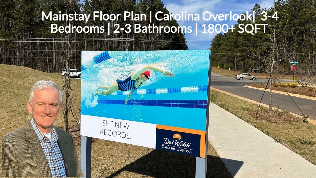 Mainstay Floor Plan | Carolina Overlook | 3-4 Bedrooms | 2-3 Bathrooms | 1800+ Square Feet