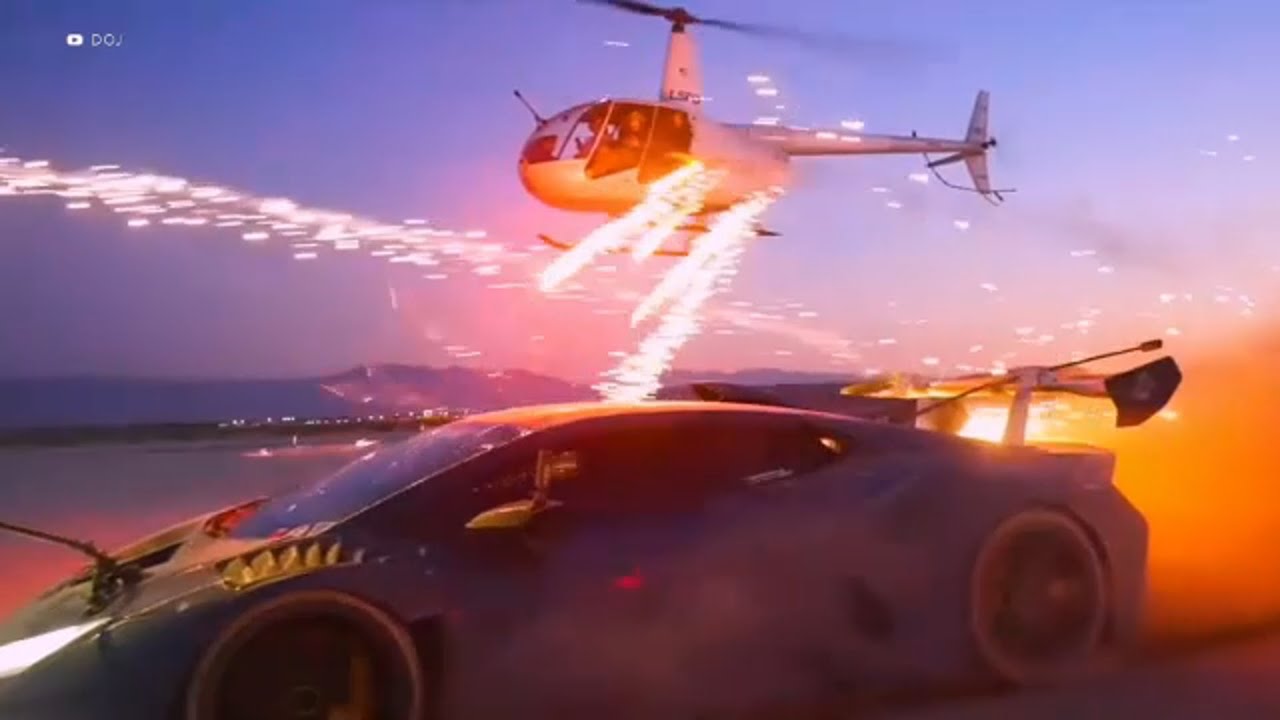 California YouTuber arrested after video shows fireworks shot from helicopter at Lamborghini