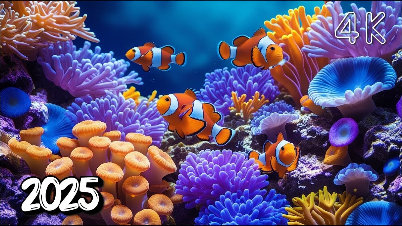 Ocean Life 4K – Vibrant Marine Life with Calming Music for Sleep & Serenity #20