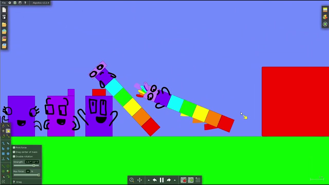 Numberblocks vs TNT, watch out!