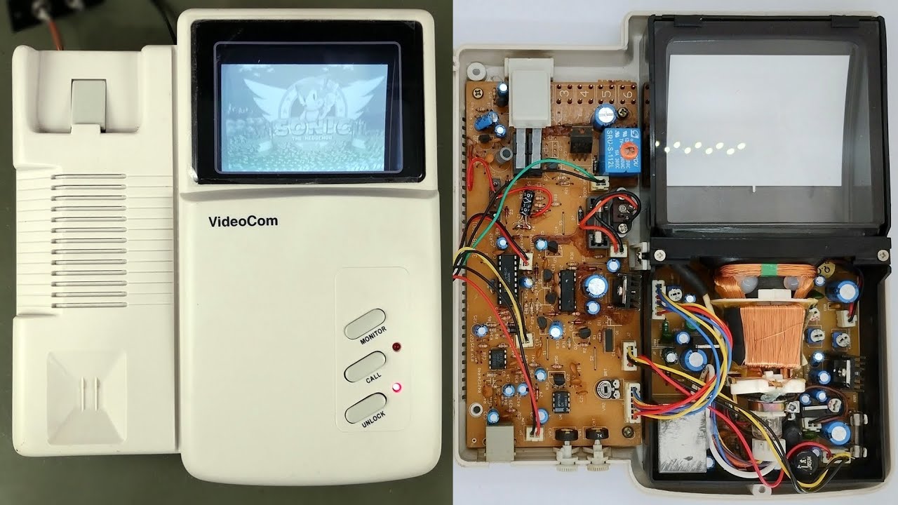 Vídeo porteiro eletrônico VideoCom - Testes e desmontagem