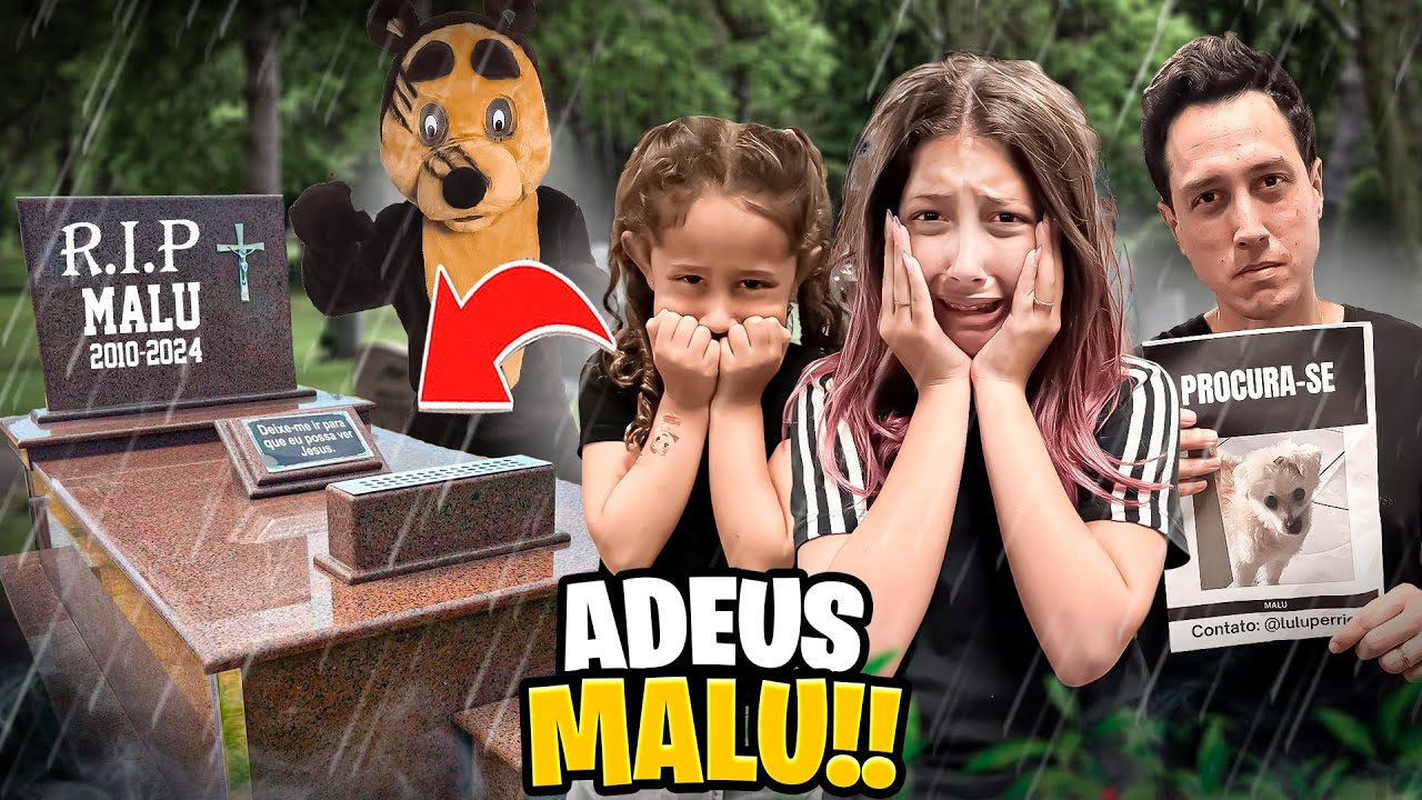 MINHA CACHORRINHA MORREU *adeus Malu